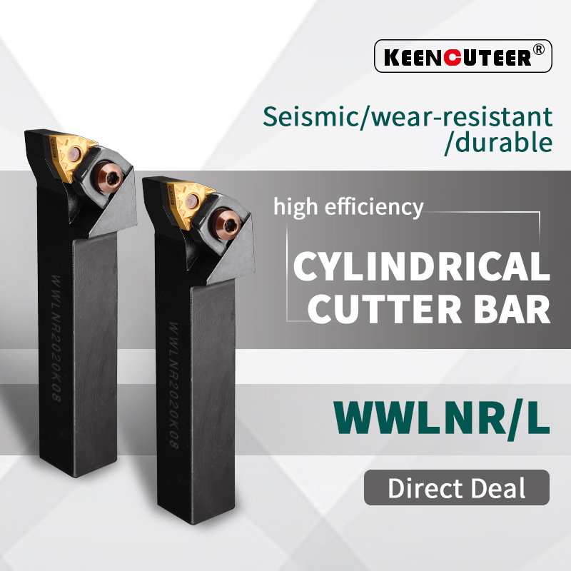 Wwlnr/Mwlnr CNC Lathe Tool Holder for Peach-Shaped 95-Degree External Turning Tool
