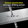 Twist Drill Bit White Drill Aluminum Alloy Punch Straight Shank