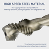 Aluminum Spiral Tap M2/M2.5/M3/M3.5/M4 White Aluminum-Specific Tap
