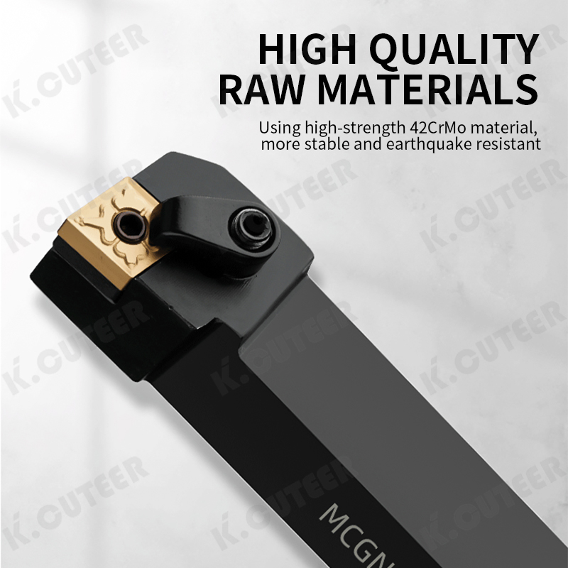 CNC Lathe Tool 90-Degree External Turning Tool Holder Mcgnr Reversible Cutting