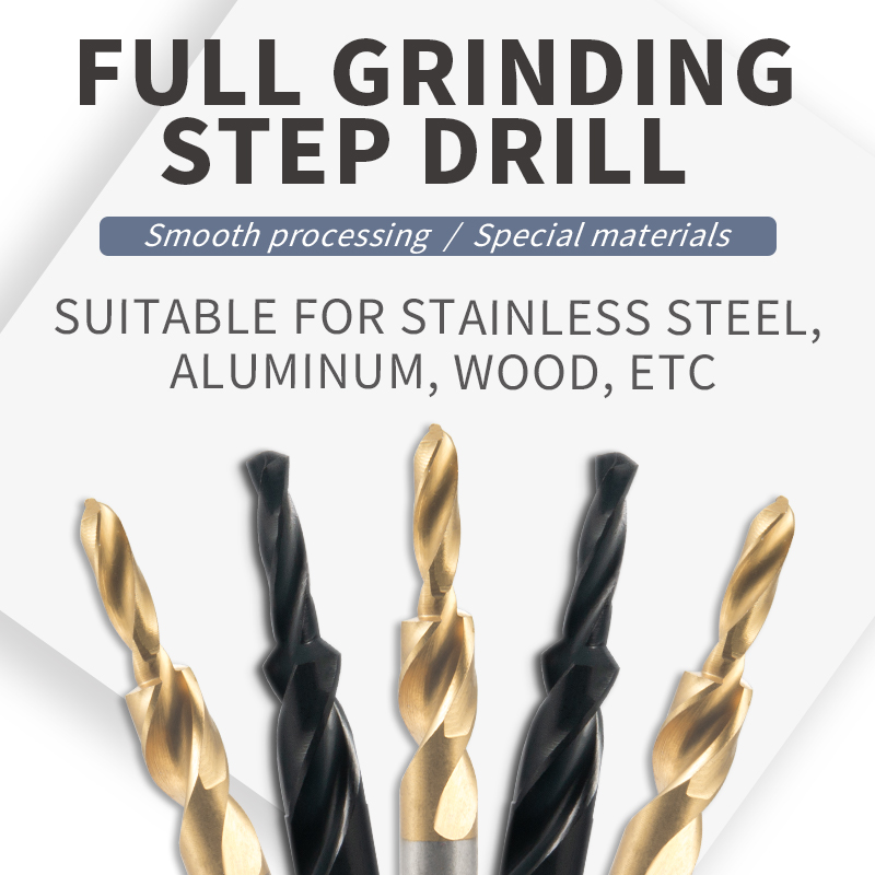 Cobalt Secondary Step Drill for Stainless Steel Countersinking Stepped Hole and Chamfering