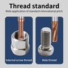 Super Hard Three-Flute Tungsten Steel Thread Milling Cutter Alloy Thread Mill M1/M1.2/M1.4/M1.6/M2/M2.5/M3/M4-M24