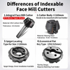 75-Degree Milling Cutter Face Heavy-Duty Boring and Milling Machine Rough Machining