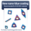 Nano Blue High-Hardness CNC Blade Blue-Treated Insert Quenched Steel