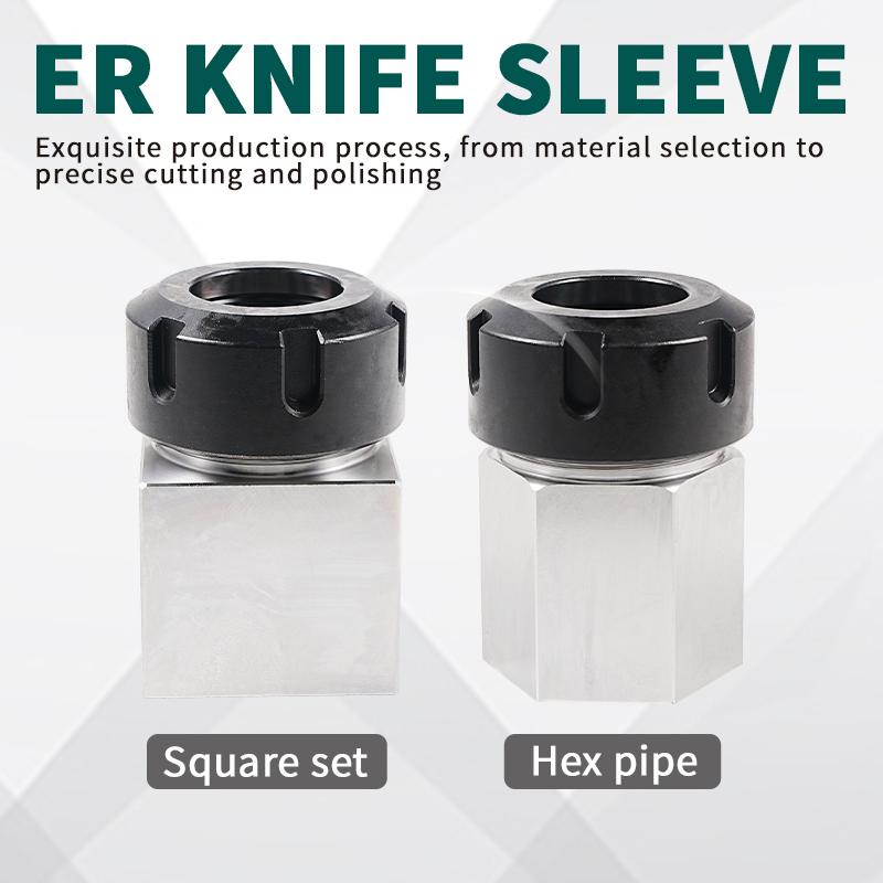Er25/32/40 Square to Hexagonal Set Er Collet Chuck Sleeve Combination Fixture