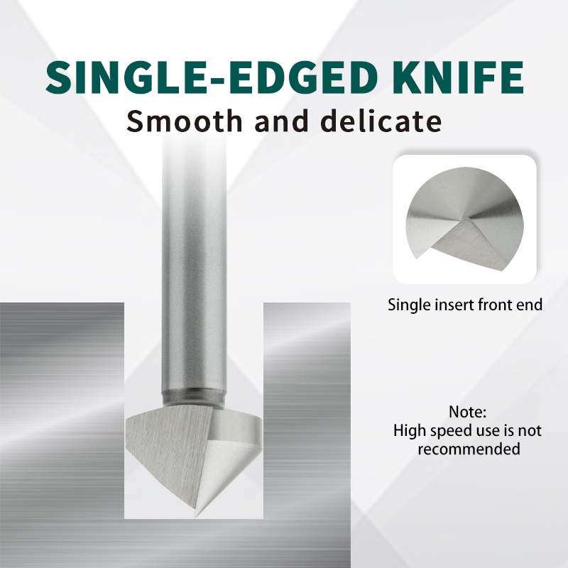 Three-Flute Chamfering Cutter Single-Blade Screw Countersink 90-Degree Chamfer Drill