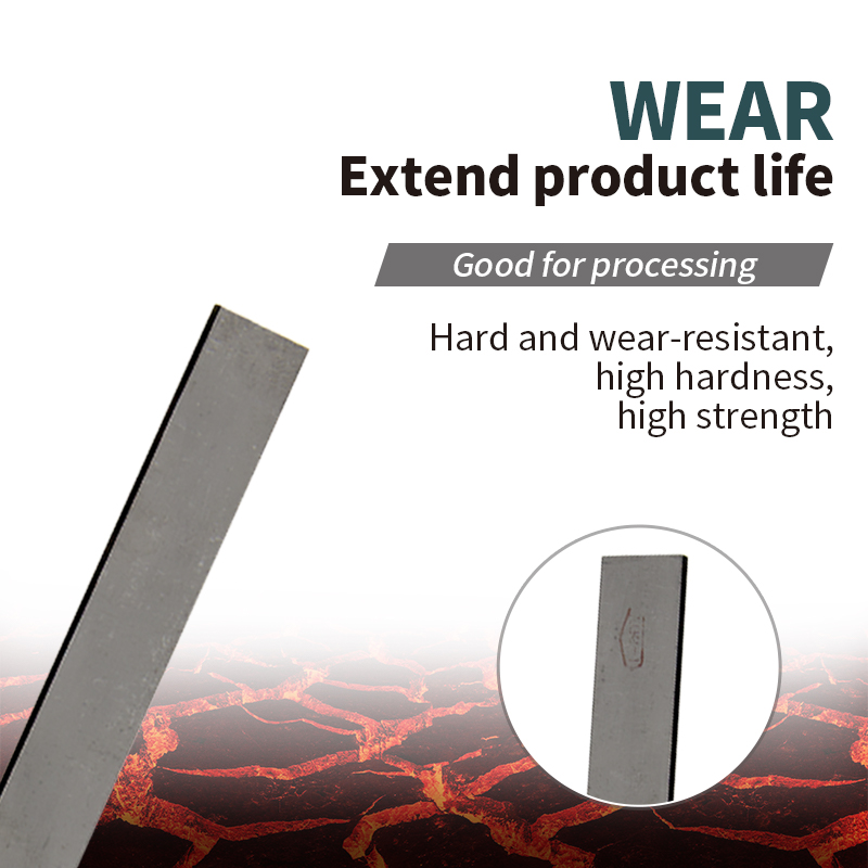 Thickened Tungsten Steel Long Strip Cutting Blade 4~5mm Super Hard Wear-Resistant Plate
