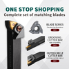 Wwlnr/Mwlnr CNC Lathe Tool Holder for Peach-Shaped 95-Degree External Turning Tool