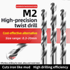 Twist Drill Bit White Drill Aluminum Alloy Punch Straight Shank