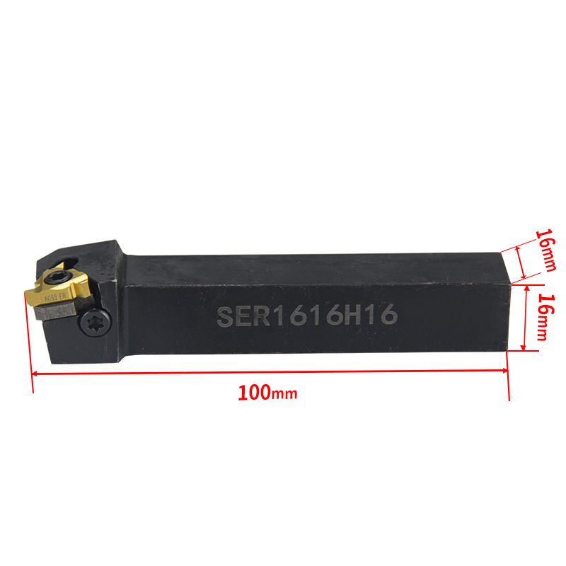 CNC lathe tool holder for external threads and trapezoidal thread tools