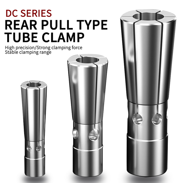 CNC Fixture DC04/06/08/12 Engraving High-Precision Back-Pull Collet 0.008 DC Back-Pull Spring Collet
