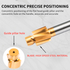 Countersink End Mill Straight Shank Countersink Hole M3/M4/M5/M6/M8/M10 with Guide Pin