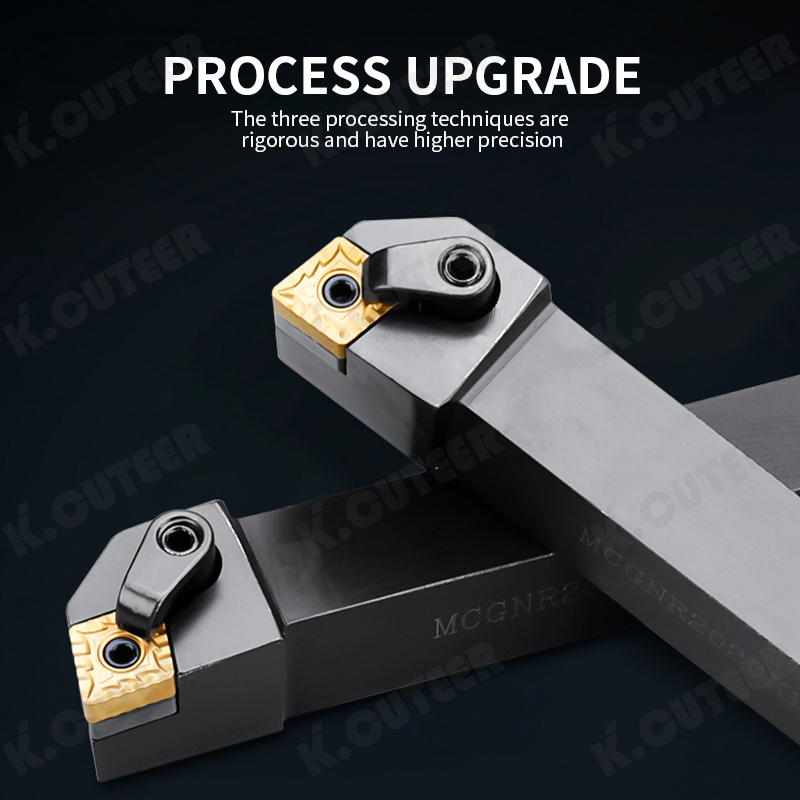 CNC Lathe Tool 90-Degree External Turning Tool Holder Mcgnr Reversible Cutting