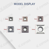 Keencuteer Violent Drilling CNC Inserts Come in Various Materials Steel/Stainless Steel/Cast Iron/Ceramic/Aluminum