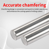 60-Degree Tungsten Steel End Mill 4-Flute Black Coating Specialized for Stainless Steel