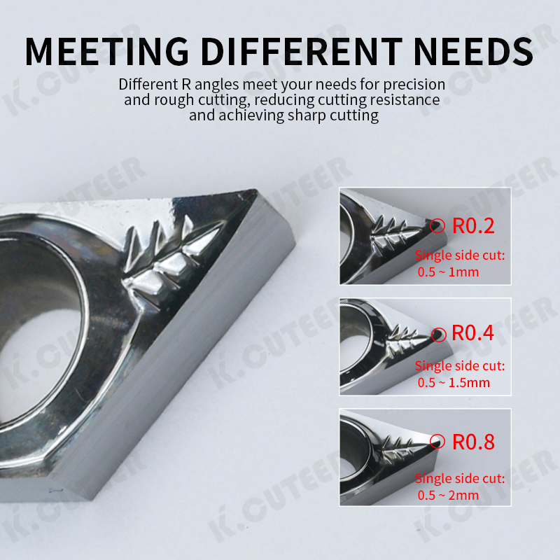 CNC Lathe Blade Aluminum Inner Hole Alloy Insert Dcgt07