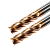 Tungsten Steel Alloy 60-Degree Flat-Bottom Cutter 4-Flute Straight Shank Extended End Mill