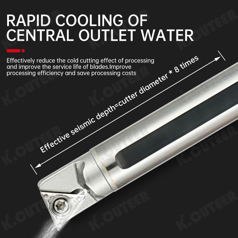 Tungsten Steel Anti-Vibration CNC Lathe Tool H16q-Stfcr11 Hardened Tool Holder