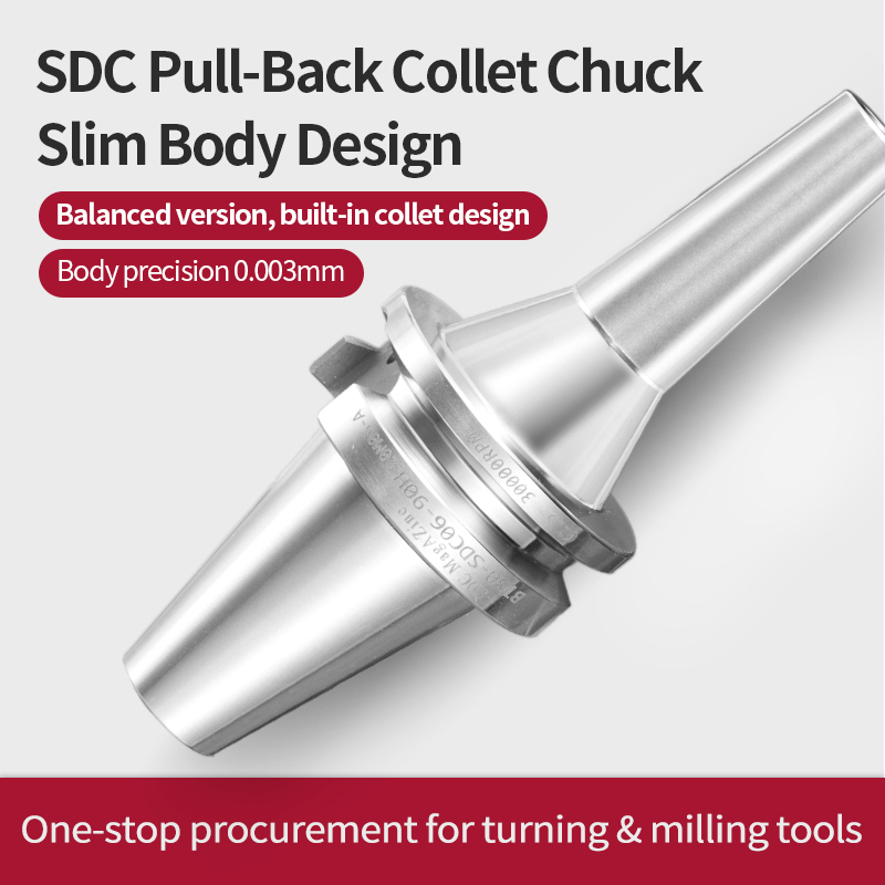 Bt Shank Rear-Pull Sdc06/DC8/DC12 Precision High-Speed Deep Cavity Collet
