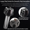 75-Degree Milling Cutter Face Heavy-Duty Boring and Milling Machine Rough Machining