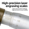 Outside Micrometer 0-25-50mm Screw Micrometer, Precision Caliper Thickness Gauge High Accuracy 0.01mm