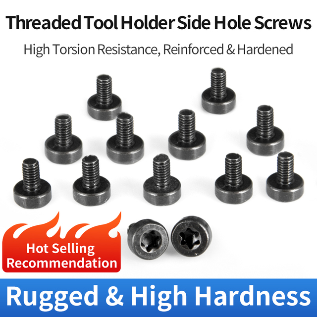 CNC Tool Accessories Internal and External Thread Tool Holder Side Hole Screw