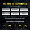 60-Degree Tungsten Steel End Mill Specially for Titanium Alloy, High-Efficiency and Vibration-Resistant
