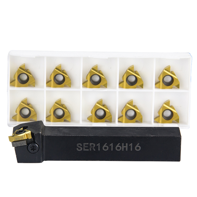 CNC lathe tool holder for external threads and trapezoidal thread tools