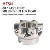 Mfsn Milling Cutter Disc 88-Degree High-Speed Feed Flat Heavy Cutting Disc