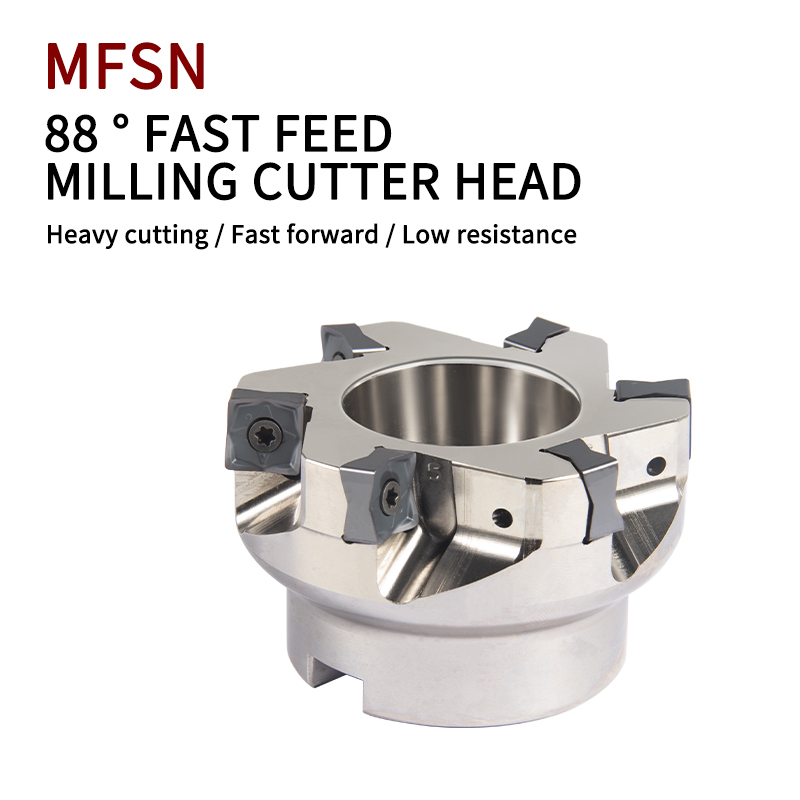Mfsn Milling Cutter Disc 88-Degree High-Speed Feed Flat Heavy Cutting Disc