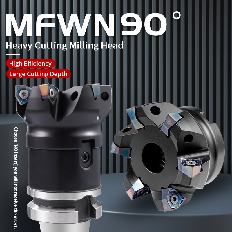 90° Mfwn Double-Sided Hexagonal Flat Heavy Roughing Milling Cutter