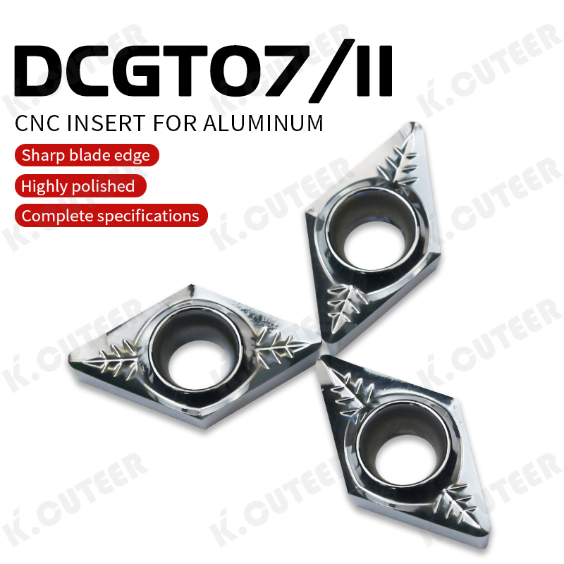 CNC Lathe Blade Aluminum Inner Hole Alloy Insert Dcgt07