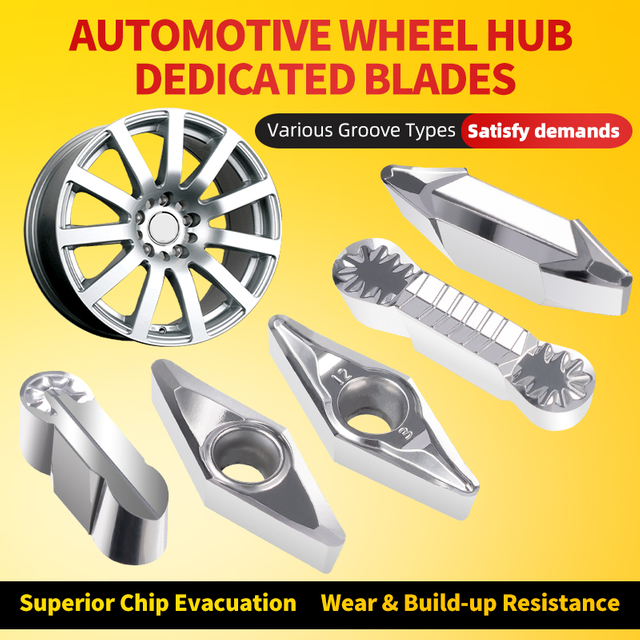 Keencuteer Ultra-Bright Brushed Aluminum Alloy Blade for Car Rims Chip-Free No Snowflakes