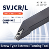 CNC Lathe Tool 93-Degree External Turning Svjcr1616h11/2020K16 Standard Lathe Tool Holder