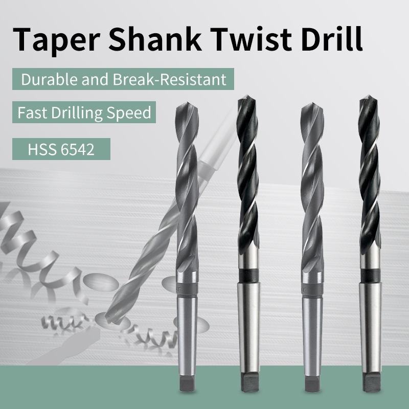 High-Speed Twist Drill with Taper Shank 6-100mm Morse Taper Drill Bit