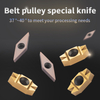 Single-Tooth and Double-Tooth Pulley Groove Special Blade 40-Degree 37-Degree CNC Lathe Tool