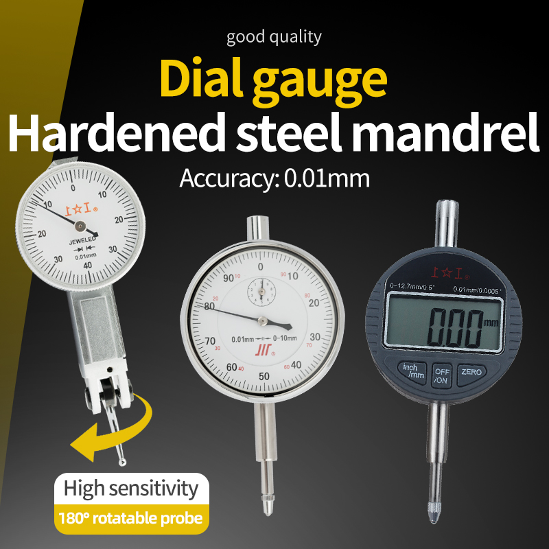 Shanggong Inside Diameter Gauge 18-35-50-160mm Inside Diameter Dial Indicator Micrometer Set