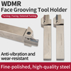 CNC End Face 25 Square Deep-Cut Outer Circular Flat Slot Cutter Bar