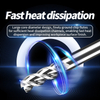 Tungsten Steel Aluminum Milling Cutter 55-Degree 3-Flute High-Gloss Milling for Aluminum Alloy