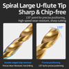 M42 High-Cobalt Tyrant Drill Bit for Stainless Steel, Titanium-Coated Co8 Twist Drill