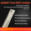 Small Path Milling Cutter Shank R0.8 Milling Machine Tool Admt07 Fast Feed