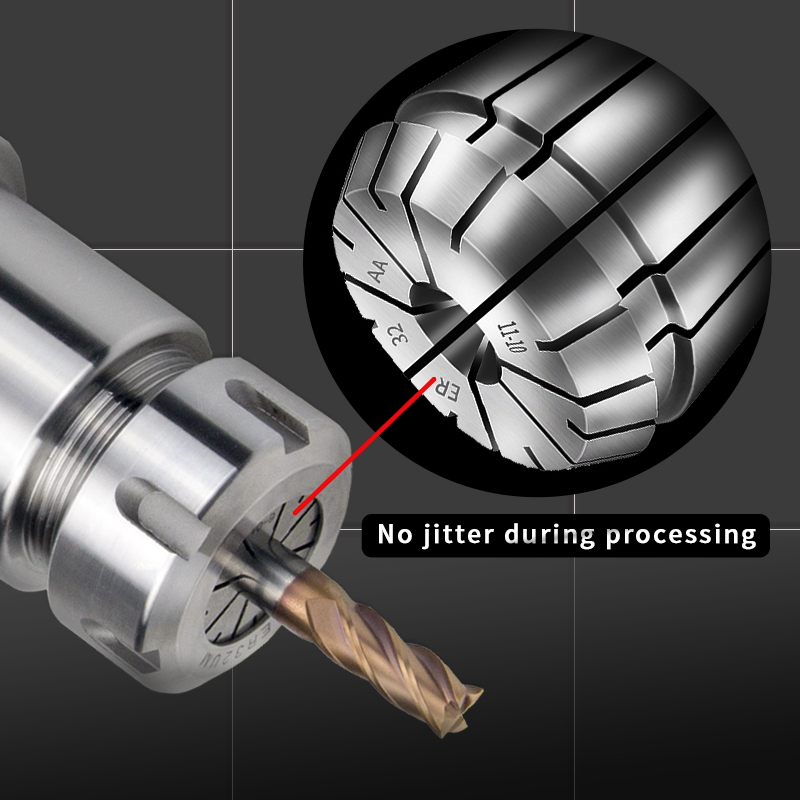 High-Precision Er16 Collet Chuck Tube Spring CNC Tool Holder Er16/1/1.5/2