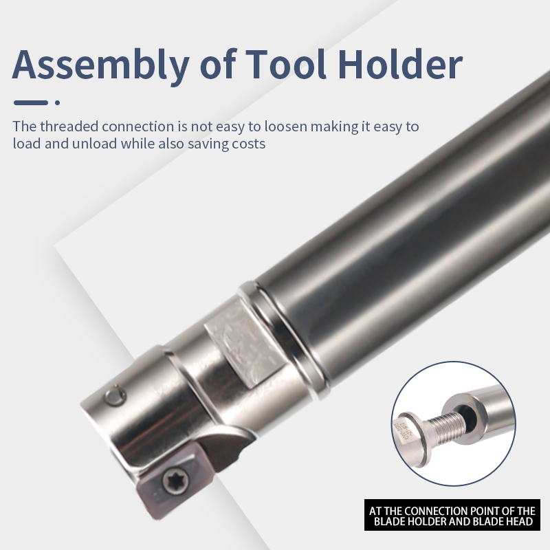 CNC Milling Tool Holder 10X Shock-Resistant Locking Tool Holder Extended Anti-Vibration Tool
