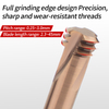 Super Hard Three-Flute Tungsten Steel Thread Milling Cutter Alloy Thread Mill M1/M1.2/M1.4/M1.6/M2/M2.5/M3/M4-M24